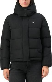 CALVIN KLEIN Dames Jassen Matte Monologo Mw Short Puffer Zwart - Foto 8