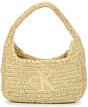 Calvin Klein Jeans Handtas BOLD CK RAFFIA SM SHOULDER BAG