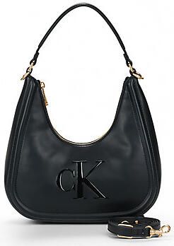 Calvin Klein Jeans Handtas BOLD CK SMALL CRESCENT BAG LV04F3561G - Foto 2