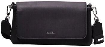 Calvin Klein Zwarte Schoudertas met Verstelbare Band Black Dames