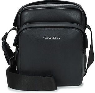 Calvin Klein Stijlvolle Crossbody Tas met Verstelbare Band Black