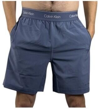 Calvin Klein Blauwe Heren Sportshorts met Elastische Tailleband Blue Heren
