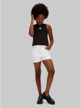Calvin Klein Jeans Korte Broek Hr Relaxed Denim Shorts White - Foto 3