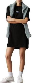 Calvin Klein Jeans Korte Jurk Robe noire en jersey de coton