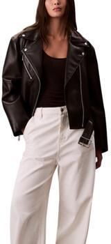 Calvin Klein Imitatieleren jack FAUX LEATHER MOTO JACKET W BELT - Foto 9