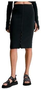 Calvin Klein Jeans Kokerrok met labelstitching model 'HOOK & EYE' - Foto 2