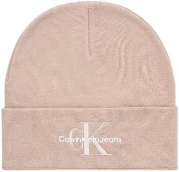 Calvin Klein Jeans Geborduurde Logo Beige Katoenen Pet Pink Dames