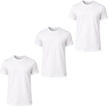 Calvin Klein T-shirt S S CREW NECK 3PK met geborduurd logo (3-delig Set van 3) - Foto 8