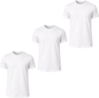 Calvin Klein T-shirt S S CREW NECK 3PK met geborduurd logo (3-delig Set van 3) - Foto 8