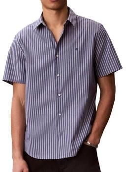 Calvin Klein Jeans Overhemd Korte Mouw Yd Multi Pinstrip - Foto 2