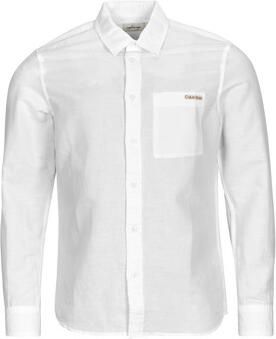 Calvin Klein Jeans Overhemd Lange Mouw LINEN COTTON SHIRT