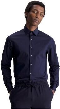 Calvin Klein Businessoverhemd POPLIN STRETCH SLIM SHIRT met kent-kraag logoprint op borsthoogte - Foto 9
