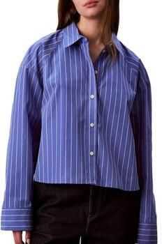 Calvin Klein Jeans Overhemd YD STRIPE BOXY CROPP LV047C118G