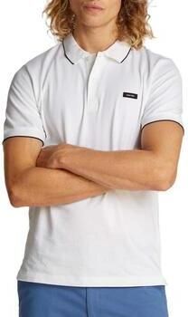 Calvin Klein Moderne Stretch Pique Tippin Polo White Heren - Foto 4