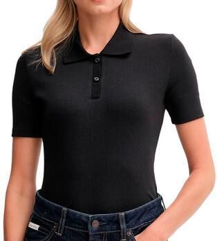 Calvin Klein Jeans Slim fit poloshirt met labeldetail