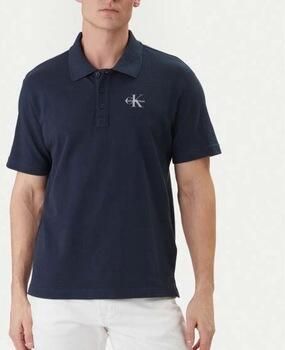 Calvin Klein Jeans Polo Shirt Korte Mouw Monologo Casual - Foto 3