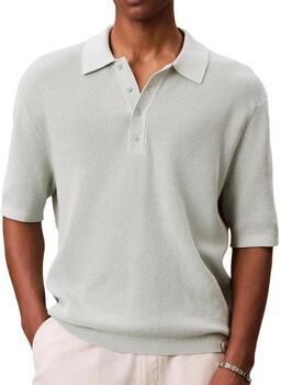 Calvin Klein Jeans Polo Shirt Korte Mouw Waffle