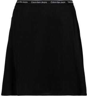 Calvin Klein Rok in a-lijn Logo elastic skirt met een logo-opschrift