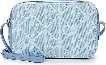 Calvin Klein Jeans Schoudertas EMBLEM AOP DENIM CAMERA BAG
