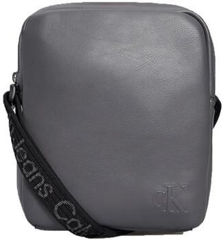 Calvin Klein PU Leren Schoudertas Reporter18 Gray Heren