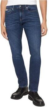 Calvin Klein Blauwe Katoenen Heren Jeans & Broek Blue Heren
