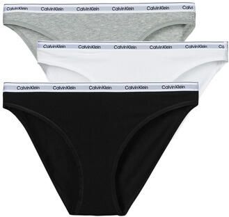 Calvin Klein Underwear Slip in effen design in een set van 3 stuks