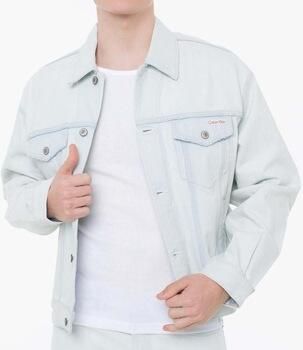 Calvin Klein Jeans regular fit jeansjack van puur katoen model '90S BLEACHOUT'