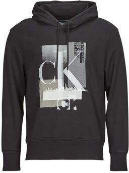 Calvin Klein Zwart pak met verstelbare capuchon en logo grafisch Black Heren - Foto 6