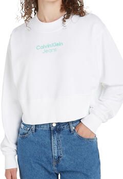 Calvin Klein Stacked Institutional Crewneck Sweater Dames