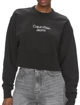 Calvin Klein Stacked Institutional Crewneck Sweater Dames