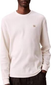 Calvin Klein Jeans T-Shirt Lange Mouw LS WAFFLE BADGE CREW LV040EM217 - Foto 14