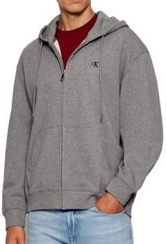 Calvin Klein Hoodie LS EU 350TERRY MONOGRAM FZ HOODI