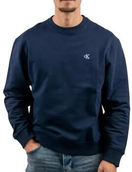 CALVIN KLEIN Heren Truien & Vesten Ls Eu 350terry Monogram Cn Sweat Donkerblauw - Foto 11