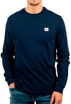CALVIN KLEIN Heren Truien & Vesten Ls Waffle Badge Crewnk Tee Donkerblauw - Foto 10