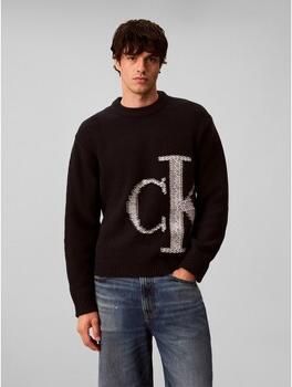Calvin Klein Jeans Sweater Ls Lambswool Blend M