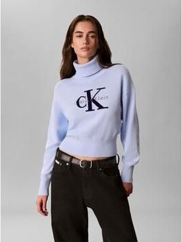 Calvin Klein Jeans Sweater Ls Logo Tneck Pullov