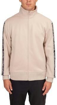 Calvin Klein Beige Sweaters met Logo en Rits Beige Heren
