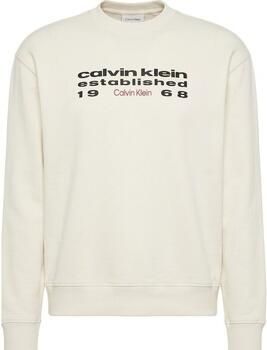 Calvin Klein Jeans Sweaters Lv04rg203g Terry Eu Graphic Crewnec