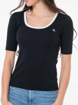 Calvin Klein Jeans T-shirt Baby Rib Scoo