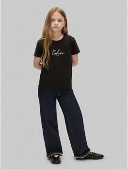 Calvin Klein Jeans T-shirt Calvin Script Logo Ss