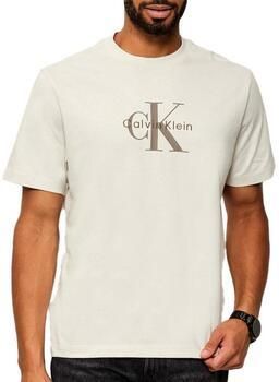 Calvin Klein T-shirt SS Hero Monologo Tee 20s Met ronde hals regular fit - Foto 7