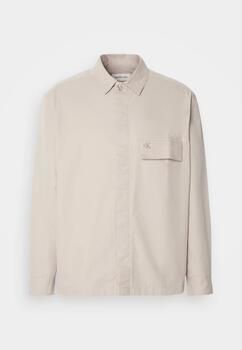 Calvin Klein Jeans Regular fit overhemdjack met labelstitching