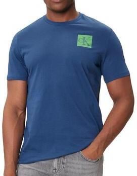 Calvin Klein Jeans Regular fit T-shirt van puur katoen met logoprint