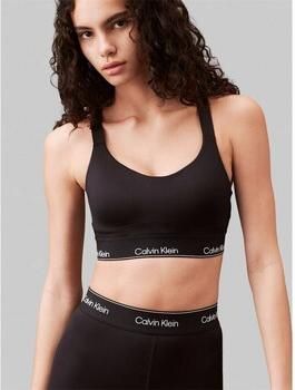 Calvin Klein Zwarte Sporttop voor Vrouwen Black Dames