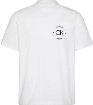 CALVIN KLEIN Heren Polo's & T-shirts 20s April Graphic Seasonal Fashi Wit - Foto 6