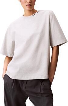 CALVIN KLEIN Dames Tops & T-shirts A-cooling Jersey Relaxed Tee Lichtgrijs - Foto 5