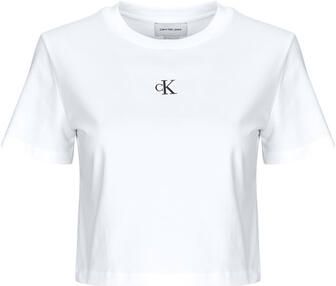 Calvin Klein Jeans T-shirt Korte Mouw A SS LOGO CROPPED TEE