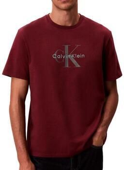Calvin Klein T-shirt SS Hero Monologo Tee 20s Met ronde hals regular fit - Foto 4