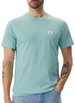 Calvin Klein Jeans T-shirt met labelstitching en ronde hals