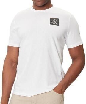 Calvin Klein Jeans Regular fit T-shirt van puur katoen met logoprint - Foto 10